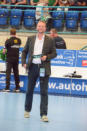Moderation vor dem Spiel (Foto Ralph Claussen)